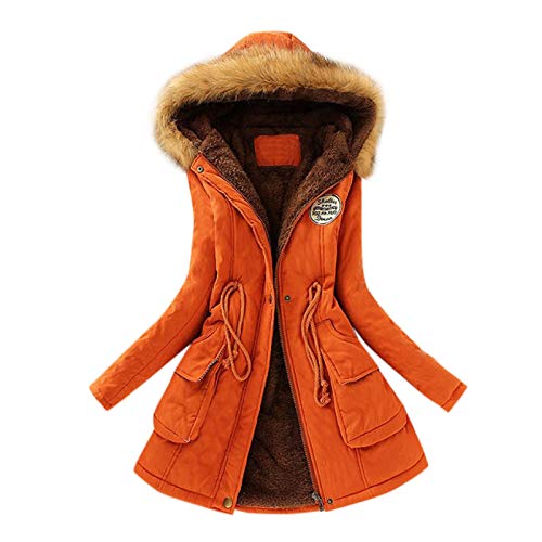 EMATOP Wintermantel Damen Mantel Warme Winter Jacke Lange Mäntel Einfarbig Winterjacke mit Kapuze Windbreaker Gefüttert Teddyfell Dicker Fleecejacke Mode Outdoorjacke Slim fit Winterparka EMATOP Wintermantel Damen Mantel Warme Winter Jacke Lange Mäntel Einfarbig Winterjacke mit Kapuze Windbreaker Gefüttert Teddyfell Dicker Fleecejacke Mode Outdoorjacke Slim fit Winterparka von EMATOP