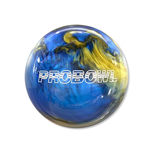 EMAX | Bowling Ball - Pro Bowl Spareball | Bowlingkugel Polyester Poliert | Bowlingbälle für Damen Herren Kids Erwachsene | Räumball Hobby- und Freizeitspieler*innen | Blau/Schwarz/Gold | 11 LBS von EMAX Bowling Service GmbH MAXIMIZE YOUR GAME