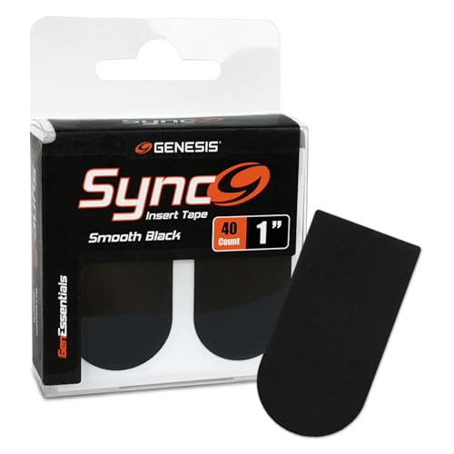 EMAX | Genesis - Sync Insert Tape | Daumentape für in den Bowling-Ball | Bowling Zubehör (Schwarz, 1 Inch - 40 Pieces) von EMAX Bowling Service GmbH MAXIMIZE YOUR GAME