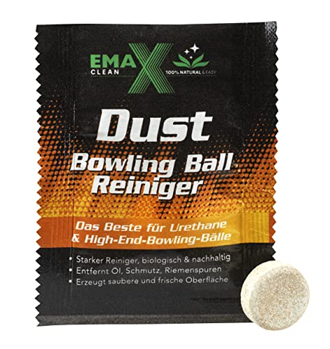 EMAX CLEAN DUST | Revolutionärer Reiniger für High-End und Urethan Bowlingbälle | Intensive Reinigung von Bowling-Kugeln | Ball-Cleaner in Tab-Form | 10er Set von EMAX CLEAN