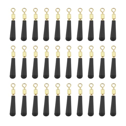 EMSea 100 Stück Posenadapter Angeln Schnellwechsel Schwenkadapter Gummi Angelgerät Posenlänge 18 Mm für Süßwasser Salzwasserangeln Schwarz EMSea 100 Stück Posenadapter Angeln Schnellwechsel Schwenkadapter Gummi Angelgerät Posenlänge 18 Mm für Süßwasser Salzwasserangeln Schwarz von EMSea