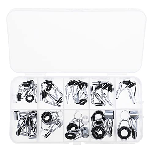 EMSea 36 Stück 1,6-8,6 Mm Angelrutenspitzen Reparatursatz Angelrutenringe Führung Edelstahl Angeln Ersatzteile für Salzwasser Süßwasser EMSea 36 Stück 1,6-8,6 Mm Angelrutenspitzen Reparatursatz Angelrutenringe Führung Edelstahl Angeln Ersatzteile für Salzwasser Süßwasser von EMSea