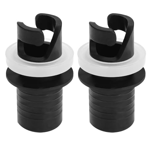 EMSea 2 Stück Schlauchbootventile Schlauchadapter Anschluss Sup-Pumpenadapter Surfbrettzubehör Auslaufsicherer Kajak-Luftventilanschluss Kompatibel mit HR-Ventilkajak EMSea 2 Stück Schlauchbootventile Schlauchadapter Anschluss Sup-Pumpenadapter Surfbrettzubehör Auslaufsicherer Kajak-Luftventilanschluss Kompatibel mit HR-Ventilkajak von EMSea