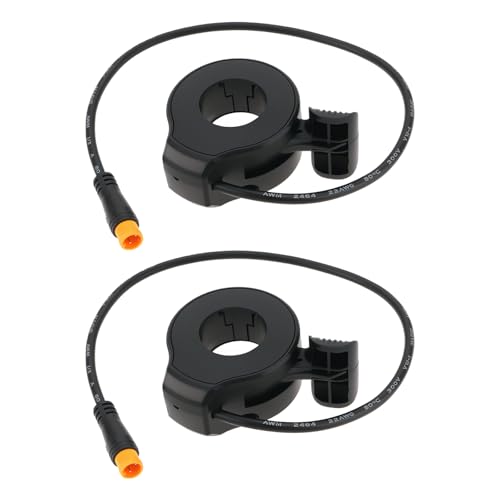 EMSea 2er-Pack 130X Daumengashebel für Elektrofahrräder mit SM/wasserdichtem Anschluss 12-72 V für Elektroroller E-Bike für 22,4 Mm Lenkerrohr 30 cm EMSea 2er-Pack 130X Daumengashebel für Elektrofahrräder mit SM/wasserdichtem Anschluss 12-72 V für Elektroroller E-Bike für 22,4 Mm Lenkerrohr 30 cm von EMSea