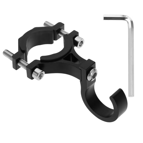 EMSea Haken für Elektroroller, Universalhaken für Scooter, Aufhängungshaken aus Aluminium, multifunktional, für Stangen mit einem Durchmesser von 1,9 bis 3,6 cm, Schwarz EMSea Haken für Elektroroller, Universalhaken für Scooter, Aufhängungshaken aus Aluminium, multifunktional, für Stangen mit einem Durchmesser von 1,9 bis 3,6 cm, Schwarz von EMSea