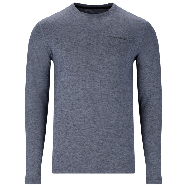 ENDURANCE - Abdon Melange L/S Tee - Funktionsshirt Gr 4XL blau von ENDURANCE