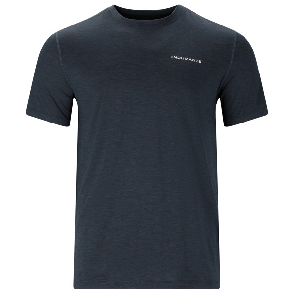 ENDURANCE - Abdon Melange S/S Tee - Funktionsshirt Gr M blau von ENDURANCE