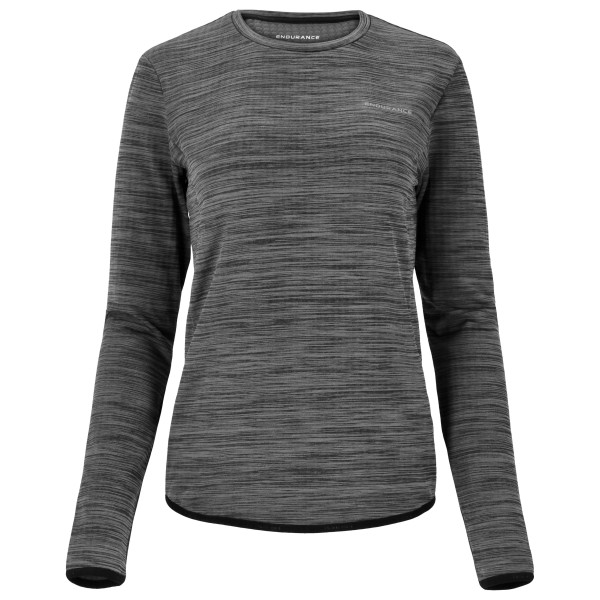 ENDURANCE - Women's Leah Waffle Melange Loose Fit Tee - Funktionsshirt Gr 36;38;40;42;44;46 schwarz von ENDURANCE