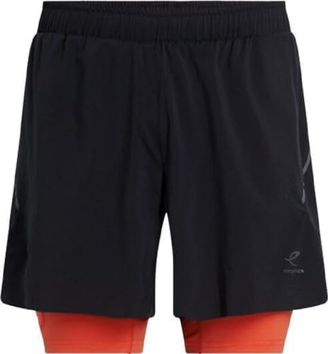 ENERGETICS Herren Striko Lässige Shorts, schwarz/rot, S ENERGETICS Herren Striko Lässige Shorts, schwarz/rot, S von ENERGETICS