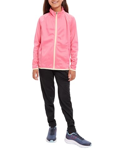 ENERGETICS Unisex Kinder Travis + Trevor III Trainingsanzug, 911 Pink/Schwarz, 140 von ENERGETICS