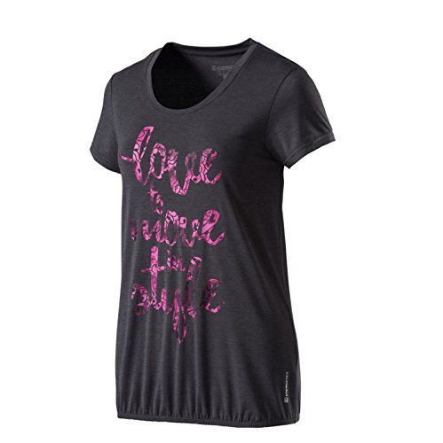 Energetics Damen Garabelli T-Shirt, Black Night/Melange, 40 Energetics Damen Garabelli T-Shirt, Black Night/Melange, 40 von ENERGETICS