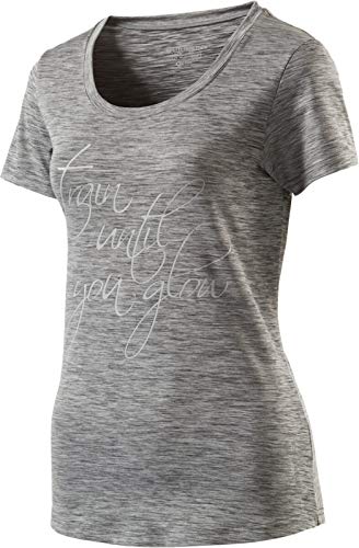 Energetics Damen Gundula T-Shirt, Black Night/Melange, 38 Energetics Damen Gundula T-Shirt, Black Night/Melange, 38 von ENERGETICS