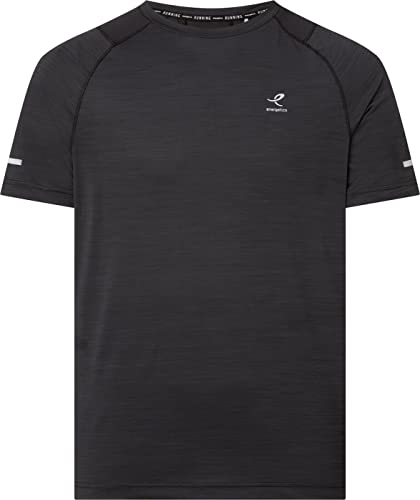 energetics Ailo T-Shirt Melange/Black/Black XL von ENERGETICS