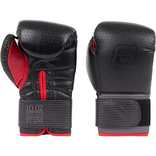 energetics Unisex – Erwachsene Box PU FT Boxhandschuhe, Black/Grey/RED, 8 energetics Unisex – Erwachsene Box PU FT Boxhandschuhe, Black/Grey/RED, 8 von ENERGETICS