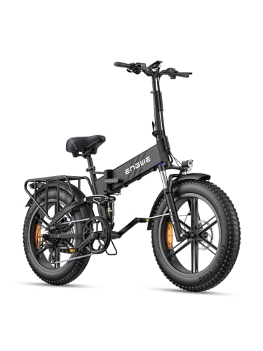 ENGWE E Bike Herren Klapprad Elektrofahrrad mit 20x4.0 Zoll Fat Tire,16Ah Herausnehmbarer Akku Lange Reichweite bis 150KM/110KM, Vollfederung,Shimano 8-Gang, Engine Pro/Engine Pro 2.0 von ENGWE