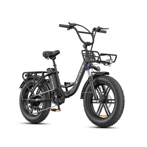 ENGWE E Bike Herren Elektrofahrräder-Ebike mit 48V 13Ah Batterie, E Bike 20 * 4.0 Zoll, E-Bike 7-Gang Getriebe mit LCD-Display, E Bike 250W Motor & 25km/h, Reichweite bis zu 150km L20/L20 Boost von ENGWE