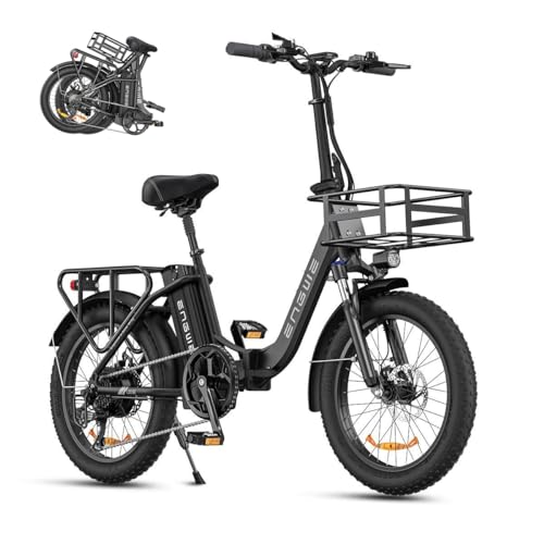 ENGWE E-Bike Klapprad Elektrofahrrad mit 20 Zoll Fat Tire, 15.6Ah Lithium-Akku für Lange Reichweite bis 140KM, 7-Gang-All-Terrain Ebike Herren für MTB, Strand & Schnee ENGWE E-Bike Klapprad Elektrofahrrad mit 20 Zoll Fat Tire, 15.6Ah Lithium-Akku für Lange Reichweite bis 140KM, 7-Gang-All-Terrain Ebike Herren für MTB, Strand & Schnee von ENGWE