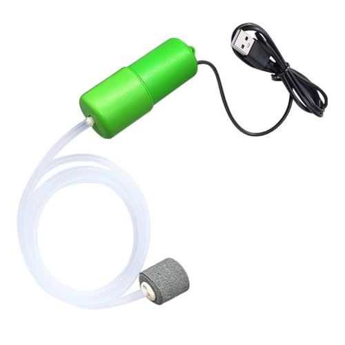 ENJOY-UNIQUE Aquarium Luftpumpe Mini USB Sauerstoffpumpe Aquarium Oxygen Pumpe Aquarium Zubehör Fisch Tank Sauerstoff Belüfter mit Luftstein ENJOY-UNIQUE Aquarium Luftpumpe Mini USB Sauerstoffpumpe Aquarium Oxygen Pumpe Aquarium Zubehör Fisch Tank Sauerstoff Belüfter mit Luftstein von ENJOY-UNIQUE