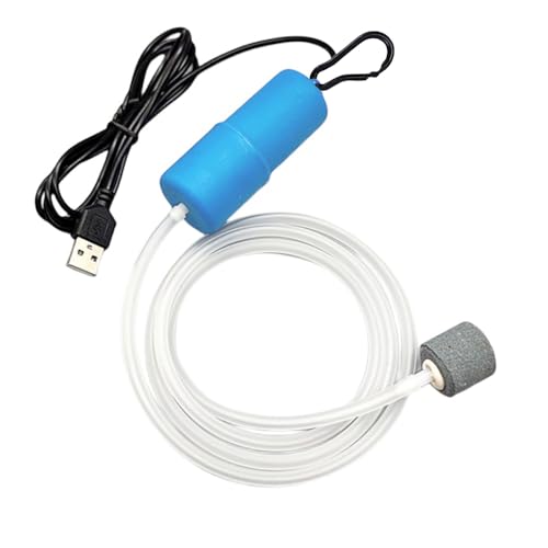 ENJOY-UNIQUE Aquarium Luftpumpe Mini USB Sauerstoffpumpe Aquarium Oxygen Pumpe Aquarium Zubehör Fisch Tank Sauerstoff Belüfter mit Luftstein ENJOY-UNIQUE Aquarium Luftpumpe Mini USB Sauerstoffpumpe Aquarium Oxygen Pumpe Aquarium Zubehör Fisch Tank Sauerstoff Belüfter mit Luftstein von ENJOY-UNIQUE