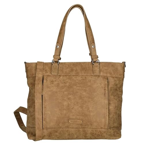 ENRICO BENETTI Ruby 66726010 Shopper PU laptop 15 inch Camel von ENRICO BENETTI