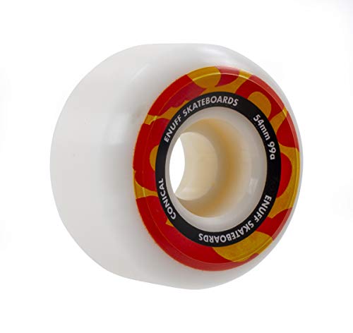 Enuff Conical Skate-Rollen, 4 Stück, 54 mm Weiß Enuff Conical Skate-Rollen, 4 Stück, 54 mm Weiß von ENUFF