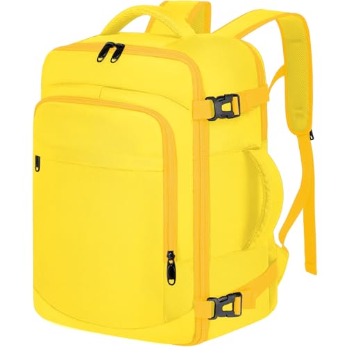 ENZOSUM Handgepäck 40x20x25cm für Ryanair Reiserucksack Handgepäck für Flugzeug Untersitz Handgepäck Tasche für Frauen 14-Zoll-Laptop Rucksack für Kurzstreckenfahrten Reisetasche für Frauen,Gelb ENZOSUM Handgepäck 40x20x25cm für Ryanair Reiserucksack Handgepäck für Flugzeug Untersitz Handgepäck Tasche für Frauen 14-Zoll-Laptop Rucksack für Kurzstreckenfahrten Reisetasche für Frauen,Gelb von ENZOSUM