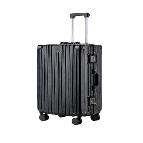 EQHQGGPW Koffer Aluminiumrahmen Koffer Multifunktionaler Trolley Koffer mit Universalrädern 20 Zoll Koffer für Damen und Herren Koffer von EQHQGGPW