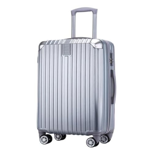 EQHQGGPW Koffer Gepäckkoffer für Männer und Frauen 20 Zoll Neuer Reißverschluss Leise Universalrad Trolley Gepäck Code Box Koffer von EQHQGGPW
