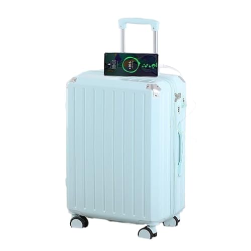 EQHQGGPW Koffer-Ladekoffer, Trolley-Koffer für Herren und Damen, 20-Zoll-robuster und verschleißfester 20-Zoll-Koffer mit Passwortbox von EQHQGGPW