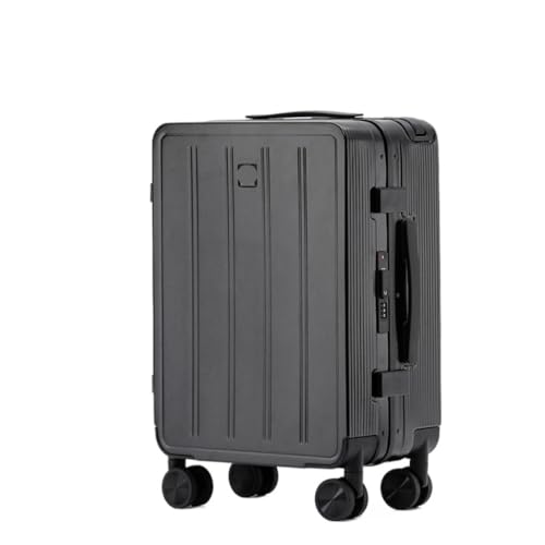EQHQGGPW Koffer Multifunktionaler breiter Trolley Aluminiumrahmen Gepäck 24-Zoll-Trolley-Koffer 20-Zoll-Handgepäck Koffer von EQHQGGPW
