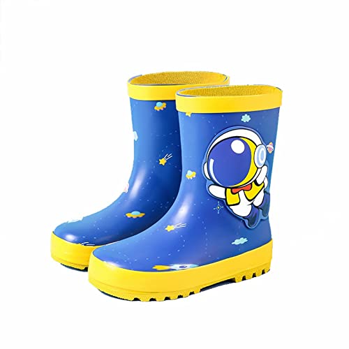 EQWIGKEIT Gummistiefel Kinder Halbhoch Federleicht rutschfest Gummischuhe Gummi Babyschuhe Regenstiefel wasserdichte Gartenstiefel Cartoon Regenschuhe Stiefel Kurze für Jungen Und Mädchen von EQWIGKEIT