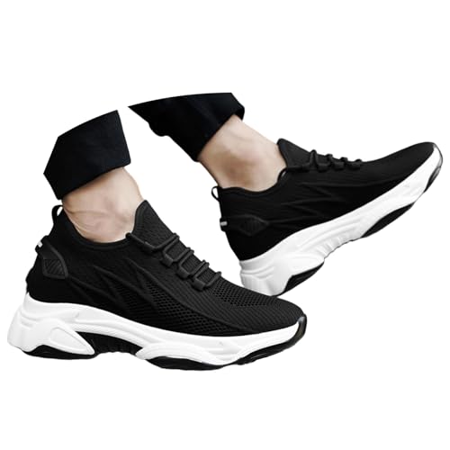 EQWIGKEIT Schuhe 10cm höhe Herren, Elevate Shoes Herren 8cm Mesh Atmungsaktive Sneaker Leichte Bequeme Sportschuhe Unsichtbare Erhöhung Joggingschuhe Schuhe die Größer Machen Trainers Walkingschuhe EQWIGKEIT Schuhe 10cm höhe Herren, Elevate Shoes Herren 8cm Mesh Atmungsaktive Sneaker Leichte Bequeme Sportschuhe Unsichtbare Erhöhung Joggingschuhe Schuhe die Größer Machen Trainers Walkingschuhe von EQWIGKEIT