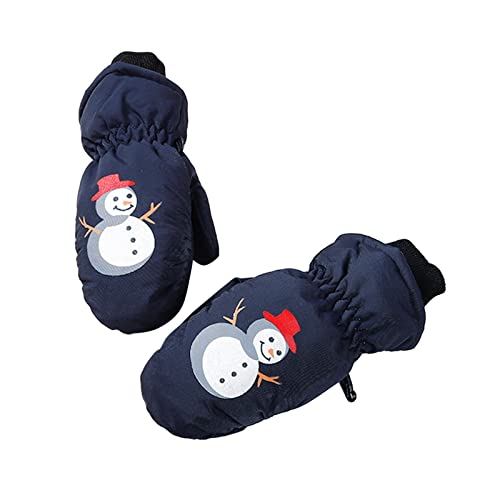 EQWIGKEIT Winterhandschuhe Kinder Unisex Kinderhandschuhe Skihandschuhe Winddichte Fäustlinge Handschuhe Outdoor Cartoon Schneehandschuhe wasserdichte Thermohandschuhe Warm Fleece Softshellhandschuhe von EQWIGKEIT