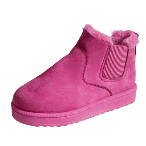 comfy boots damen, Winterstiefel Damen Boots, Comfy Boots Charmella Damen, Warm Gefütterte Schneestiefel, Wasserdicht Winterboots, Rutschfest Winterschuhe Damenstiefel Winter Stiefel Fellstiefel von EQWIGKEIT