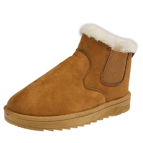 damen schuhe winter, Winterstiefel Damen Boots, Comfy Boots Charmella Damen, Warm Gefütterte Schneestiefel, Wasserdicht Winterboots, Rutschfest Winterschuhe Damenstiefel Winter Stiefel Fellstiefel von EQWIGKEIT