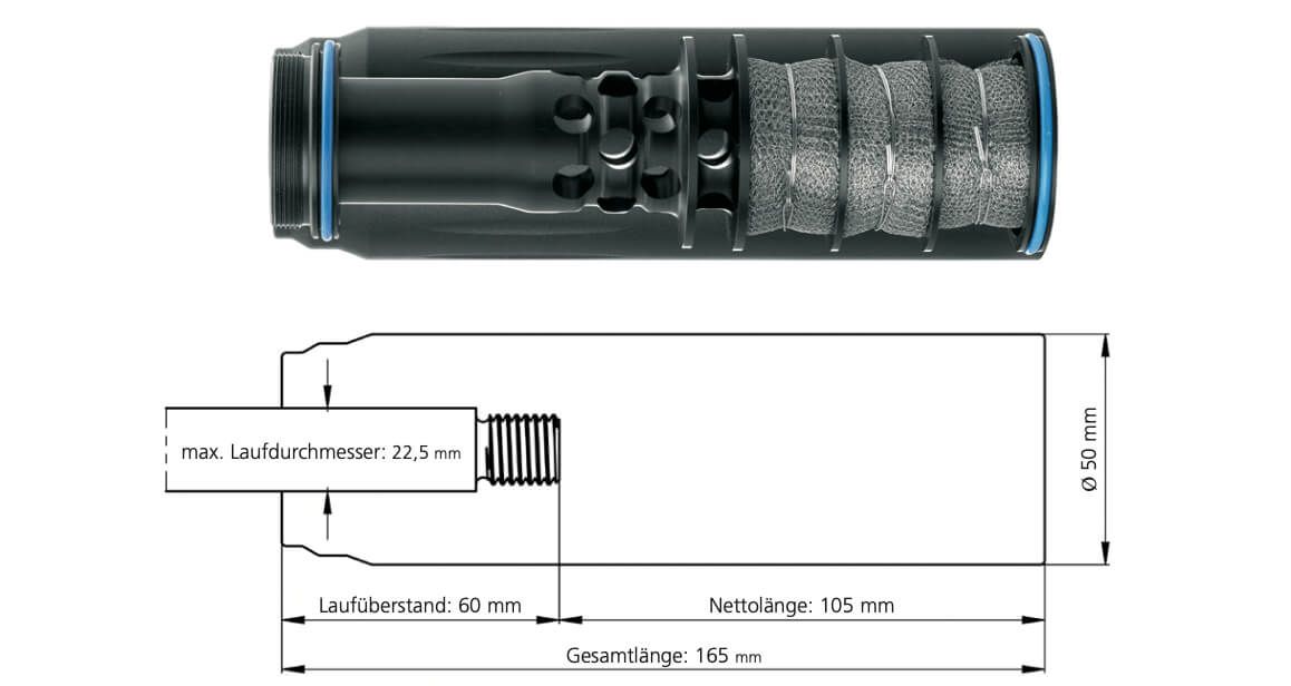 ERA-Silencer SOB 3D Schalldämpfer 6,5mm M17X1 ERA-Silencer SOB 3D Schalldämpfer 6,5mm M17X1 von ERA TAC