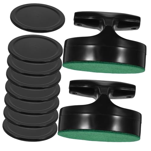 ERINGOGO 1 Set Hockey Putter Eishockey Pucks Zubehör Hockey Spiel Pucks Hockey Zubehör Hockey Schläger und Puck Ersatz Eishockey Paddel Party Supplies Tisch Eishockey Schieber von ERINGOGO