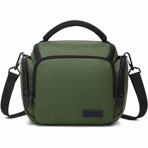 ERQIAO DSLR-Kamerataschen, professionelle Kamera-Schultertaschen für Objektiv-Handtaschen für Outdoor-Fotografie, Reisen, grün, Einheitsgröße von ERQIAO