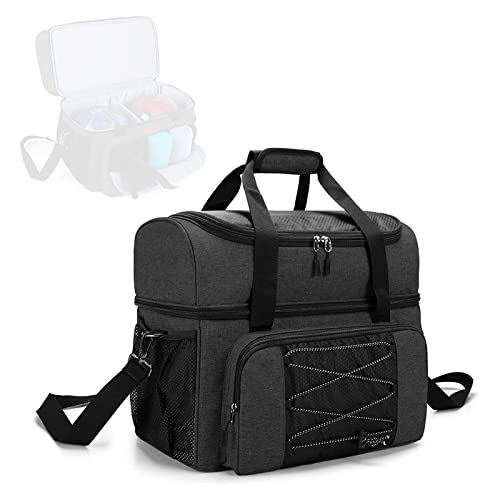 ERYUE Bowling-Tasche, Bowlingtasche für 2 Bälle Tragbare Bowlingtasche mit gepolstertem Ballhalter für Doppelbälle und EIN Paar Bowlingschuhe bis Herren 16 ERYUE Bowling-Tasche, Bowlingtasche für 2 Bälle Tragbare Bowlingtasche mit gepolstertem Ballhalter für Doppelbälle und EIN Paar Bowlingschuhe bis Herren 16 von ERYUE