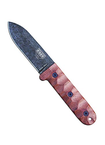 ESEE, Outdoormesser, Camp Lore PR-4 Black Oxide, Klinge: 10,5 cm, Spear Point, Micarta, Jagdmesser, Full Tang, Inklusive Gürtelscheide ESEE, Outdoormesser, Camp Lore PR-4 Black Oxide, Klinge: 10,5 cm, Spear Point, Micarta, Jagdmesser, Full Tang, Inklusive Gürtelscheide von ESEE