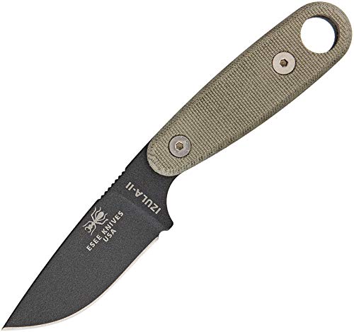 ESEE, Outdoormesser | Klingenlänge: 6.68 cm, Griff: Leinen Micarta, Izula II Tactical ESEE, Outdoormesser | Klingenlänge: 6.68 cm, Griff: Leinen Micarta, Izula II Tactical von ESEE