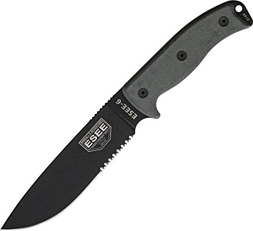 ESEE Model 6 Messer, Unisex, Erwachsene, Schwarz ESEE Model 6 Messer, Unisex, Erwachsene, Schwarz von ESEE