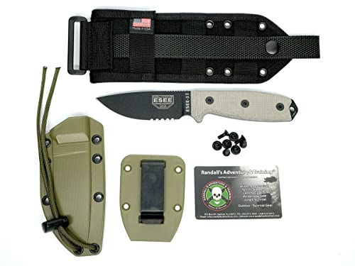ESEE RC3MILS Outdoormesser-Klingenlänge: 9.86 cm-Model 3MIL, Edelstahl, mehrfarbig ESEE RC3MILS Outdoormesser-Klingenlänge: 9.86 cm-Model 3MIL, Edelstahl, mehrfarbig von ESEE