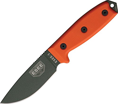 ESEE Unisex – Erwachsene Outdoormesser-Gesamtlänge: 20.96 cm-Model 3 Standard Edge-Klingenlänge: 9.52 cm, Mehrfarbig, Mittel ESEE Unisex – Erwachsene Outdoormesser-Gesamtlänge: 20.96 cm-Model 3 Standard Edge-Klingenlänge: 9.52 cm, Mehrfarbig, Mittel von ESEE