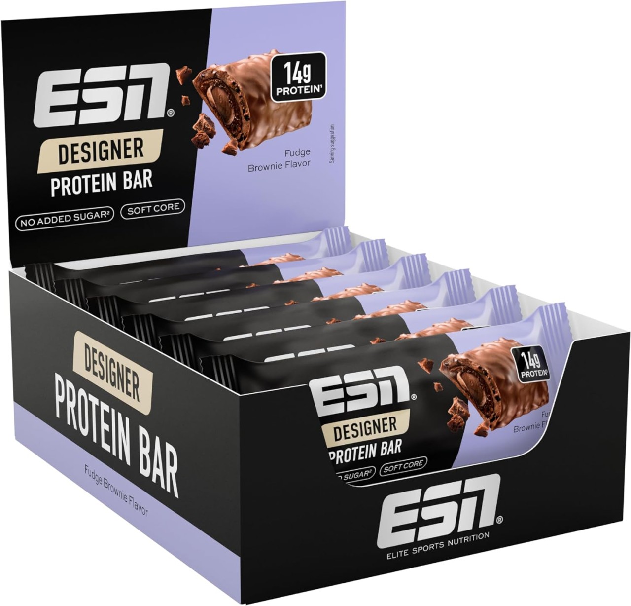 ESN Designer Bar Proteinriegel - 12 Riegel - Eiweiss - Proteine - ohne Zucker... von ESN