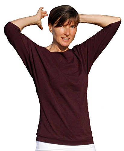 ESPARTO Halbarmshirt Sadaa Aubergine L ESPARTO Halbarmshirt Sadaa Aubergine L von ESPARTO