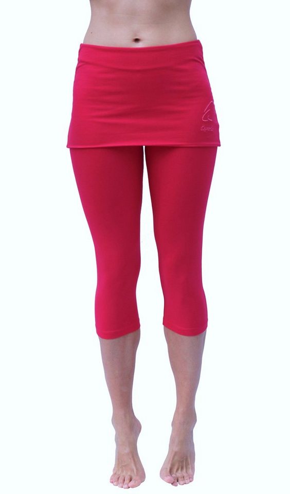 ESPARTO Yogahose Capri, 3/4-Yoga-Rockhose Thanda mit Rockelement von ESPARTO