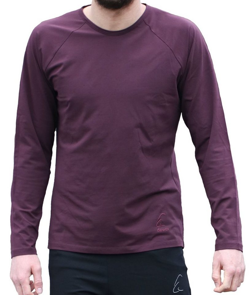 ESPARTO Yogashirt Herren-Langarmshirt Karl Shirt aus feinster Biobaumwolle ESPARTO Yogashirt Herren-Langarmshirt Karl Shirt aus feinster Biobaumwolle von ESPARTO