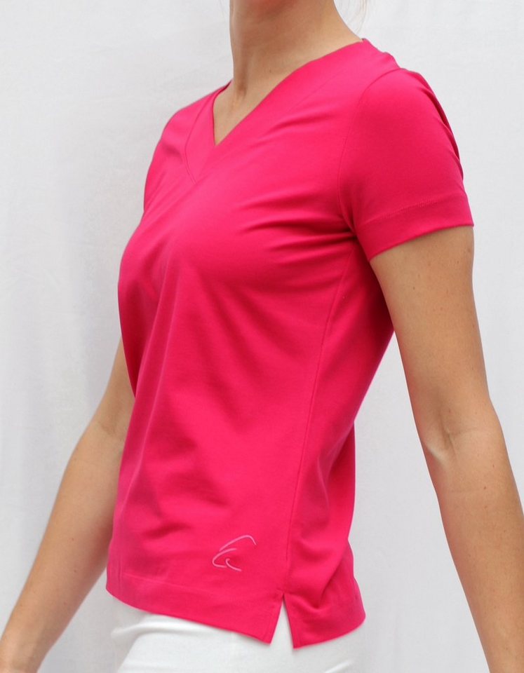 ESPARTO Yogashirt Yoga V-Shirt Farishta in Bio-Baumwolle V-Shirt mit kurzen Ärmeln, unten geschlitzt ESPARTO Yogashirt Yoga V-Shirt Farishta in Bio-Baumwolle V-Shirt mit kurzen Ärmeln, unten geschlitzt von ESPARTO