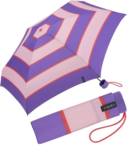 Esprit Super Mini Taschenschirm Petito Collegiate Stripe - deep Lavender Esprit Super Mini Taschenschirm Petito Collegiate Stripe - deep Lavender von ESPRIT